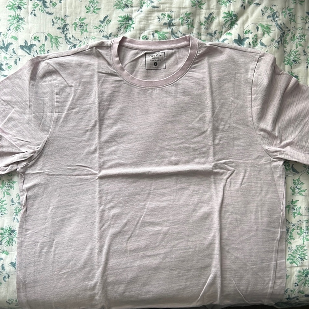 rue21 Jersey Scoop Hem Pink - Large